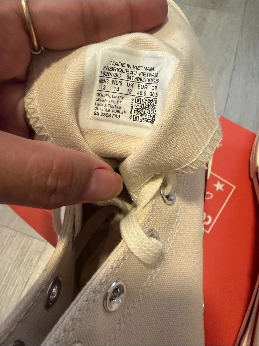 Converse high cut shoes